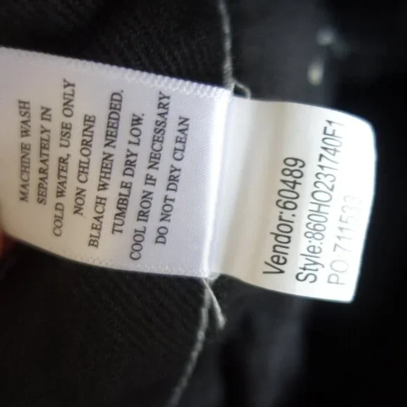 NWT $69 FORMULA 1 x PACSUN Black Raceway ‘90’s Boyfriend Cargo Jeans Sz 25 - Picture 11 of 11